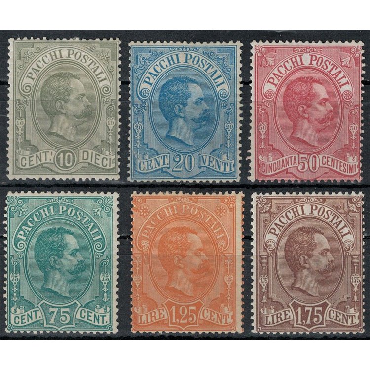 ITALY KINGDOM 1884-86 Postal parcels 6v MNH**