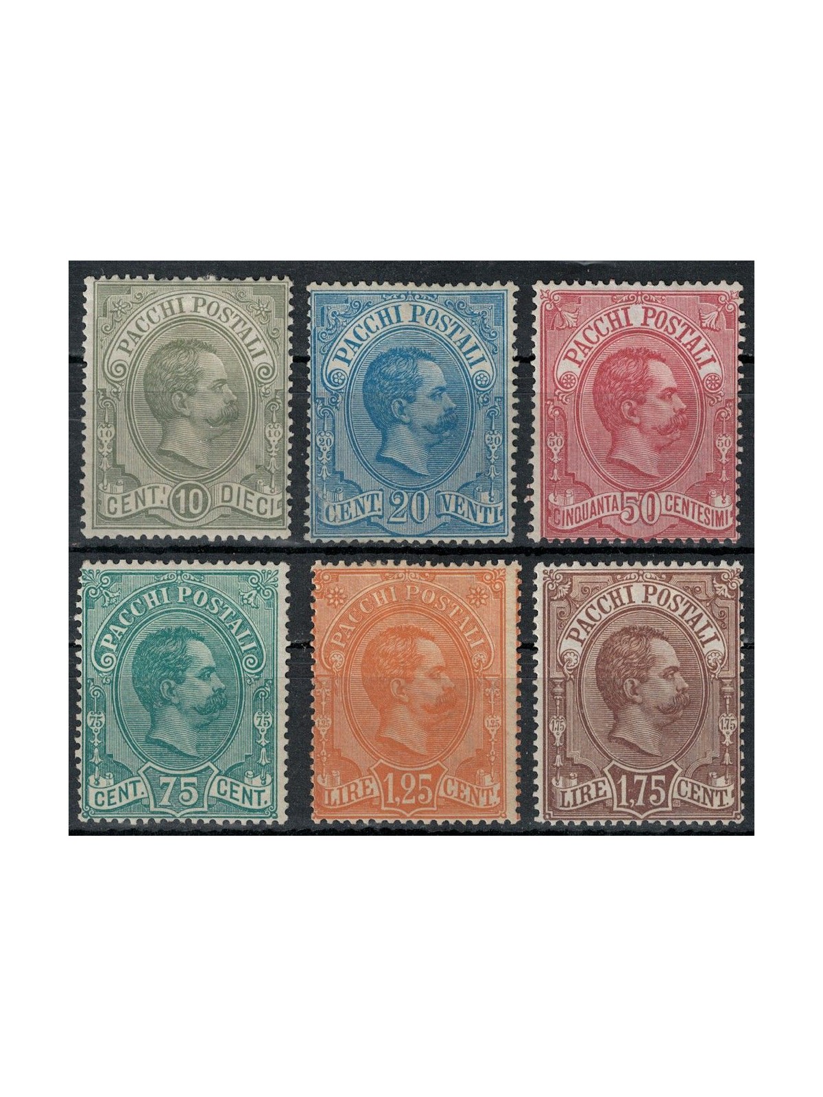 ITALY KINGDOM 1884-86 Postal parcels 6v MNH**
