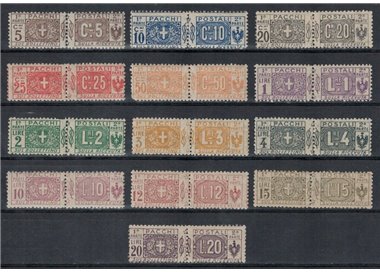 ITALIA REGNO 1914-22 Pacchi postali 13v MH*