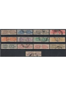 ITALY KINGDOM 1914-22 Postal parcels 13v us