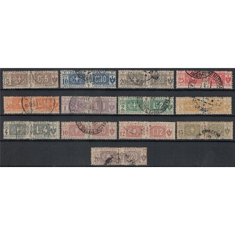 ITALIA REGNO 1914-22 Pacchi postali 13v us