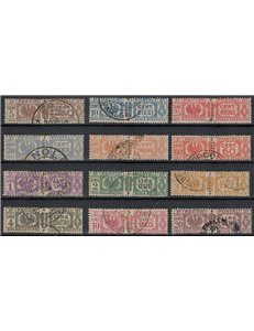 ITALIA REGNO 1927-39 Pacchi postali 12v us