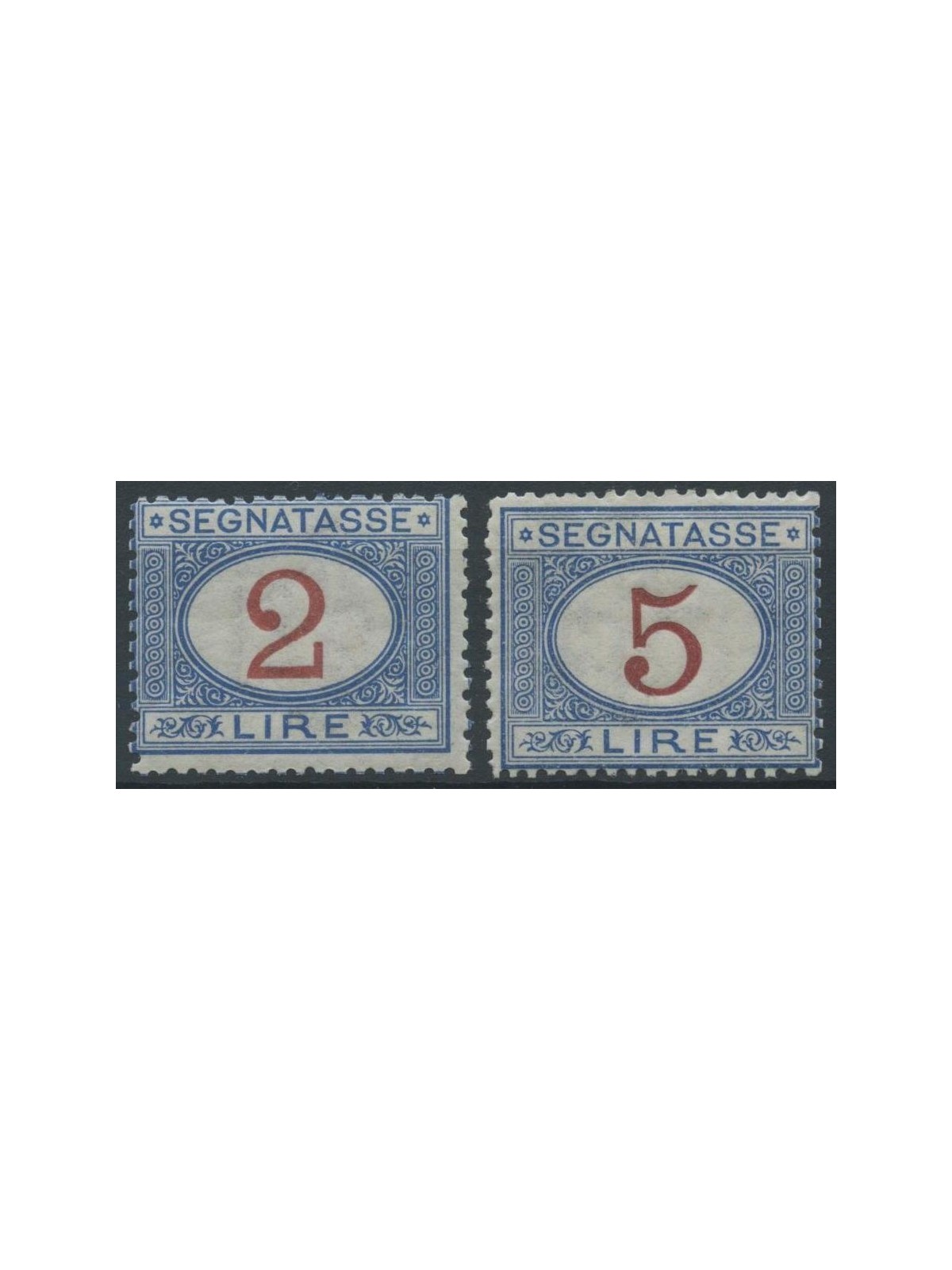 ITALIA REGNO 1903 Segnatasse (2£+5£) 2v MNH**