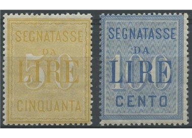 ITALIA REGNO 1903 Segnatasse, alti valori 2v MNH**