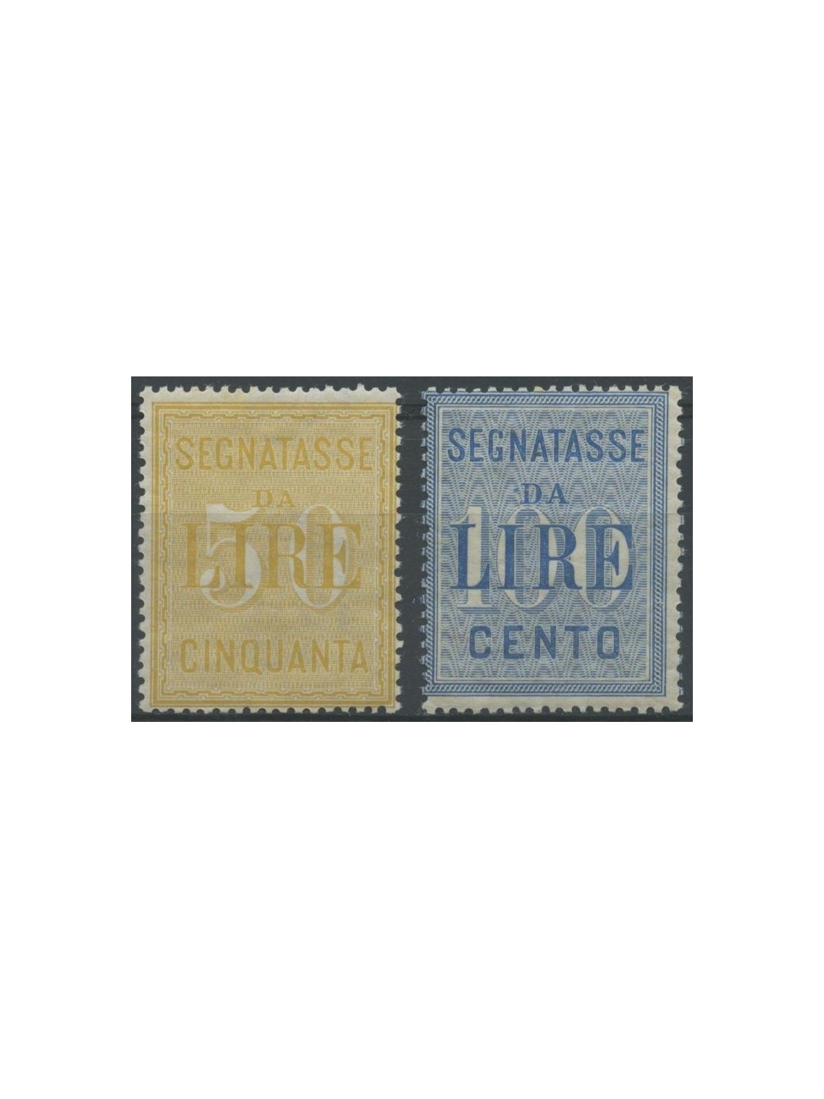 ITALY KINGDOM 1903 Postage Due, High Values 2v MNH**