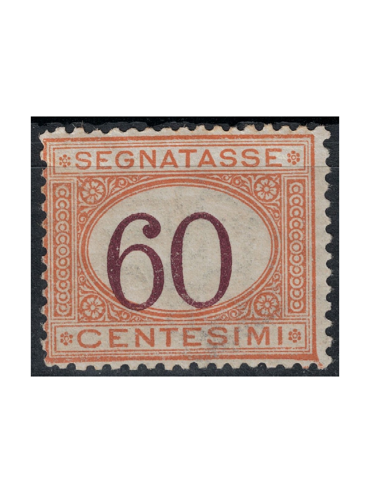 ITALY KINGDOM 1925 Postage Due 60c orange and brown MNH**