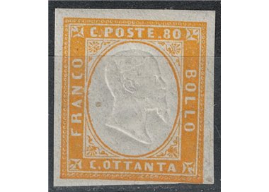 ITALY KINGDOM 1861 Matraire (80c orange) MNH**