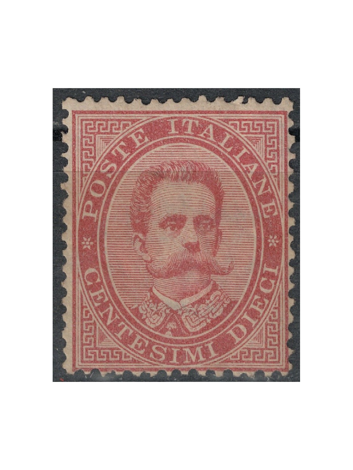ITALIA REGNO 1879 Umberto I 10c carminio MH*