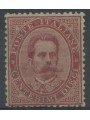 ITALIA REGNO 1879 Umberto I 10c carminio MH*