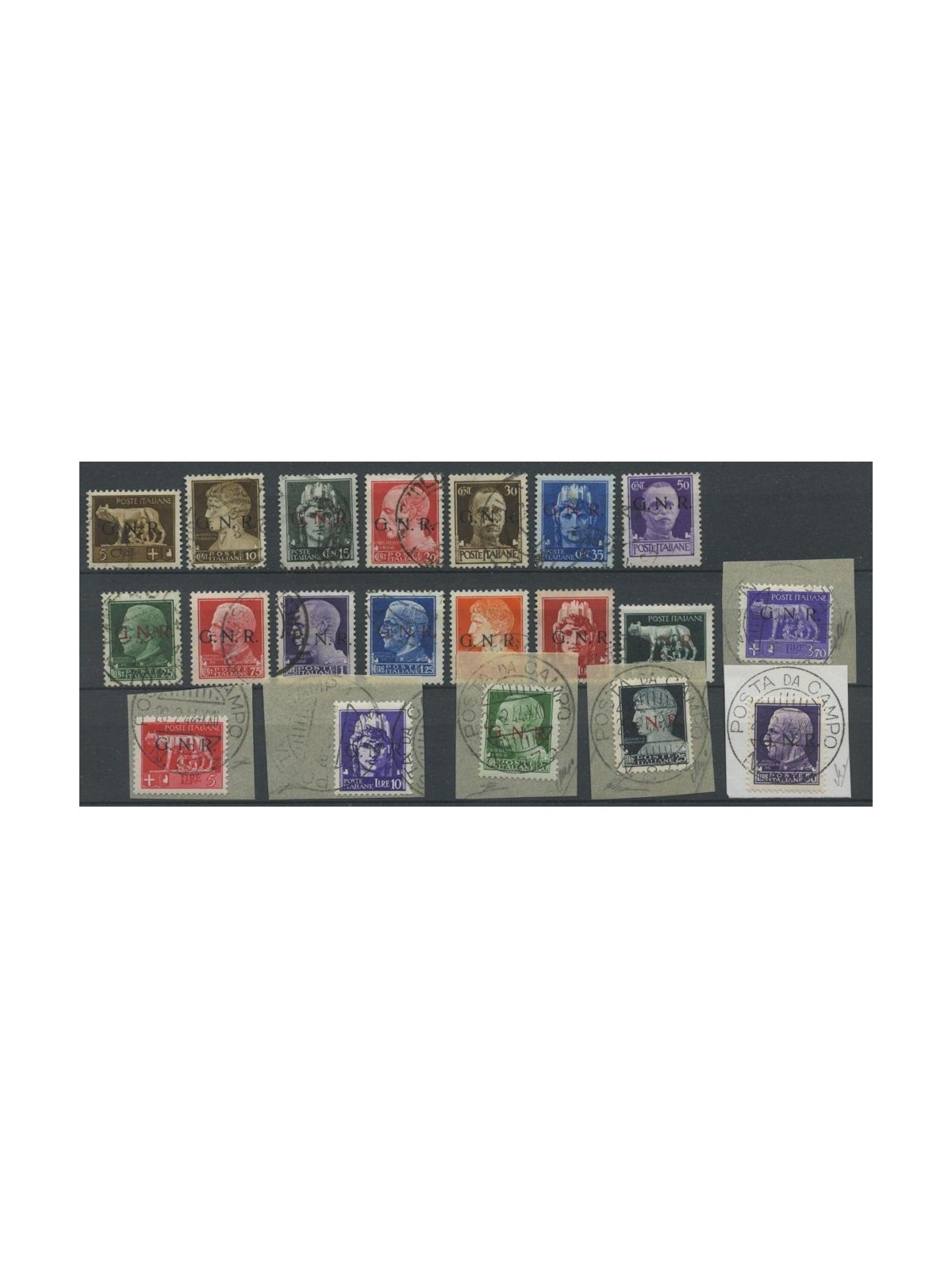 ITALY RSI 1943 Imperial Series GNR (Verona) 20v us ©