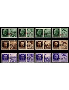 ITALY RSI 1944 War propaganda GNR (Brescia 2nd type) 12v MNH** ©