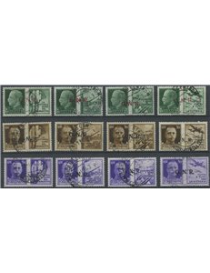 ITALIA RSI 1944 Propaganda di guerra GNR (Brescia 2° tipo) 12v us