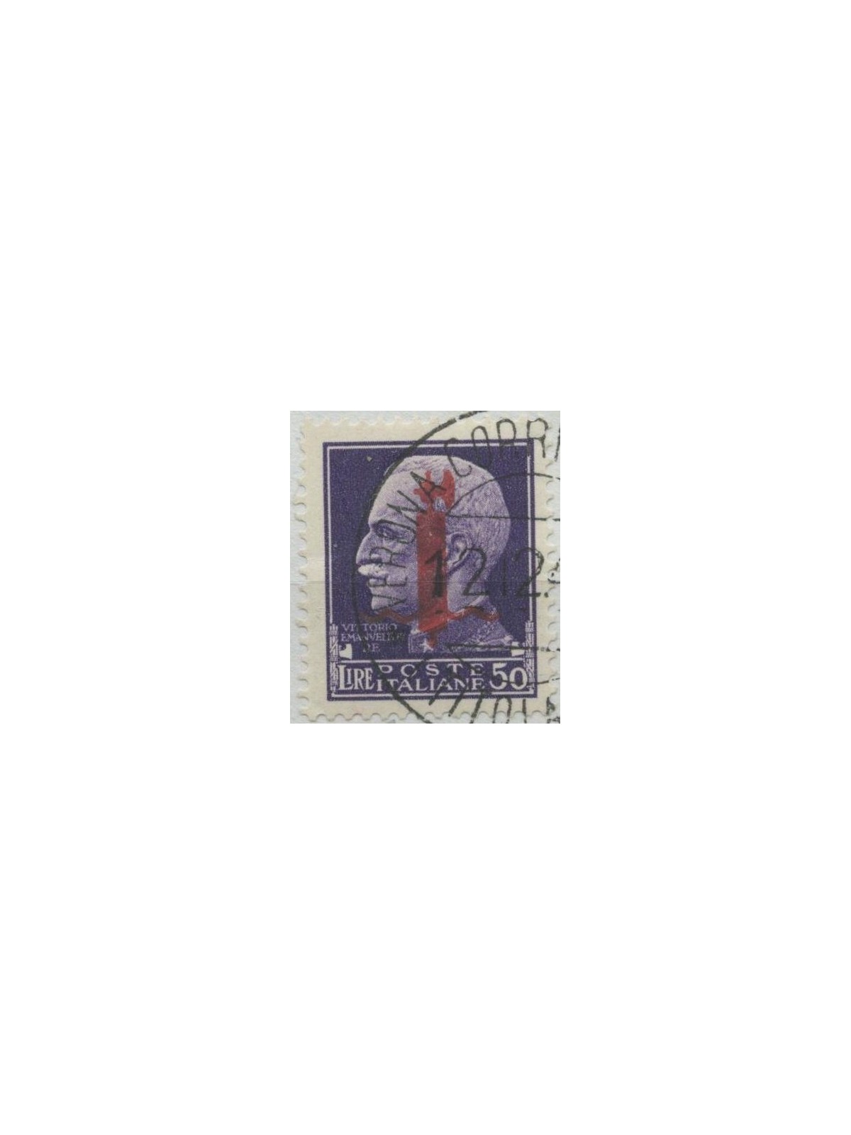 ITALIA RSI 1944 Fascetto £50 (Verona) us ©