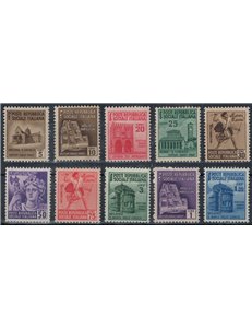 ITALY RSI 1944-45 Destroyed Monuments 10v MH*