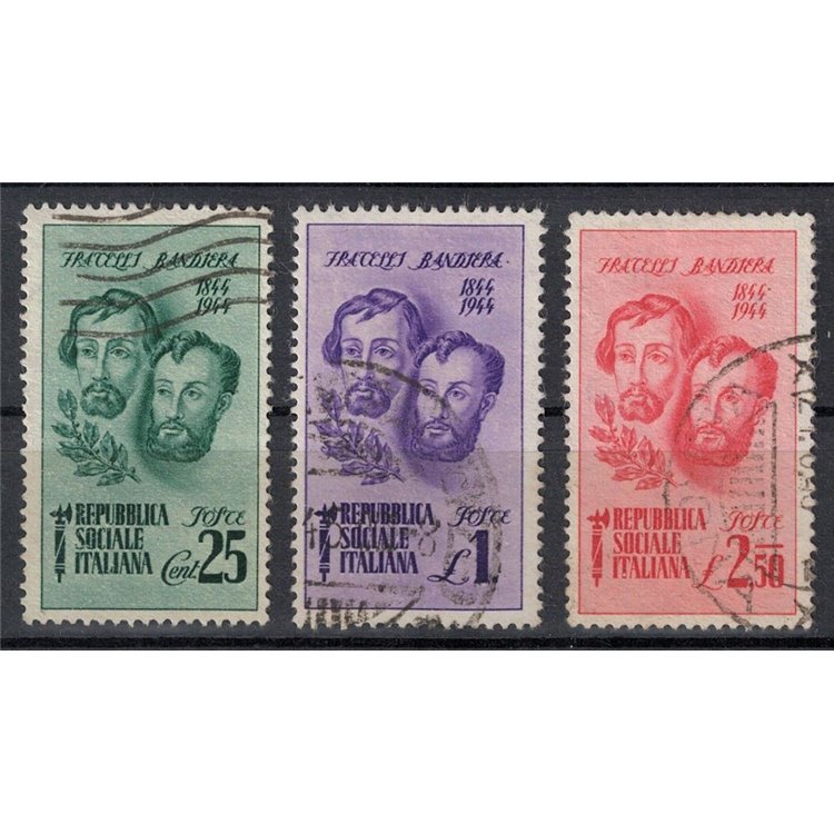 ITALY RSI 1944 Brothers Flag 3v us