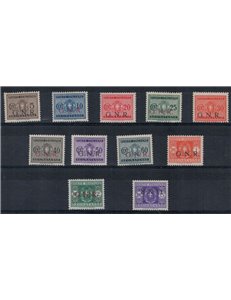 ITALY RSI 1943 Postage Due GNR (Brescia) 11v MH*