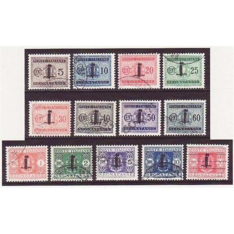 ITALIA RSI 1944 Segnatasse fascio 13v us