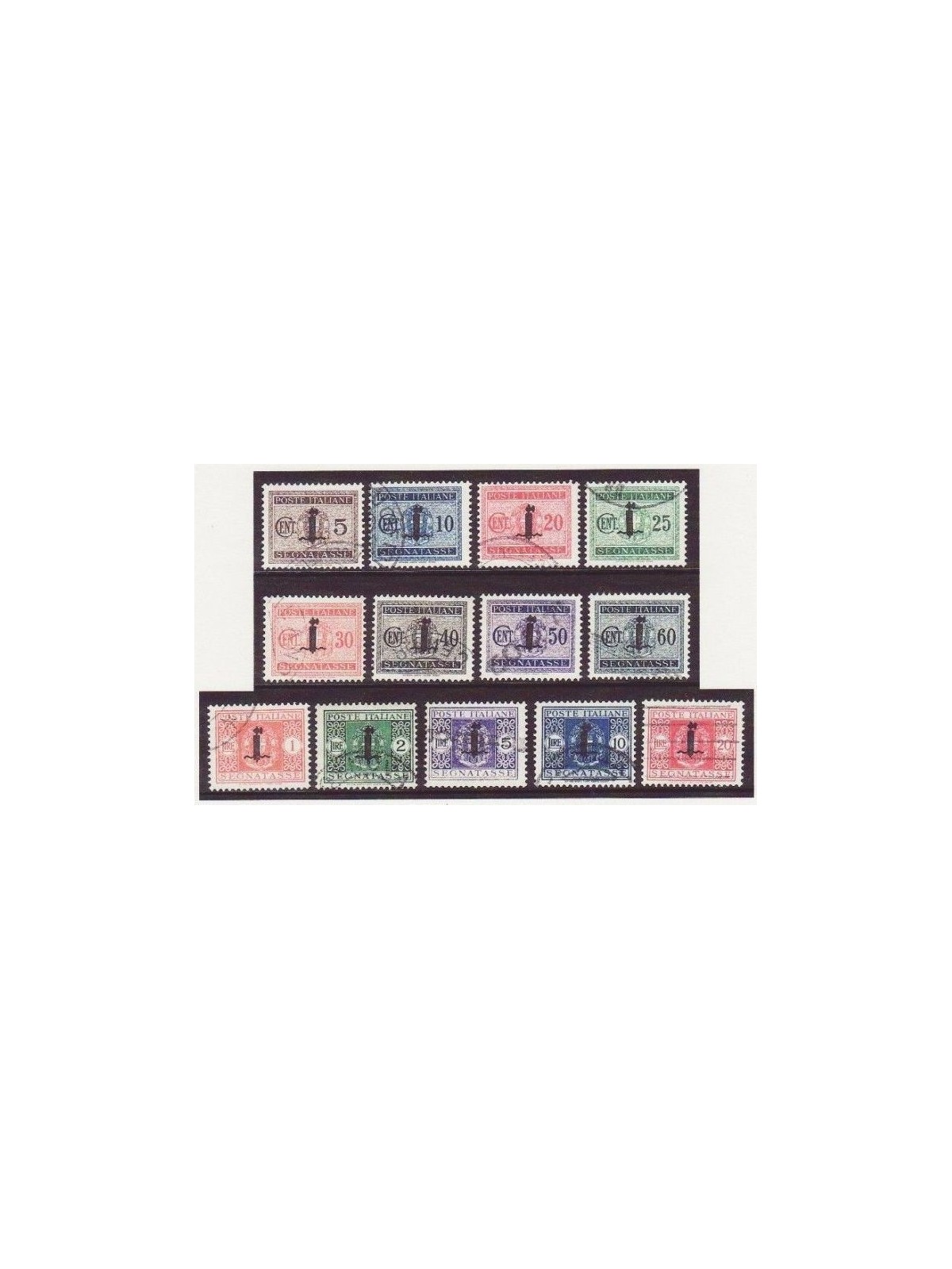 ITALY RSI 1944 Postage due bundle 13v us