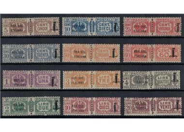 ITALY RSI 1944 Postal Parcels 12v MH*