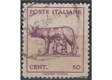 ITALIA LUOGOTENENZA 1944 Lupa Capitolina (filigrana esagoni) us