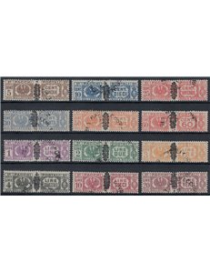 ITALIA LUOGOTENENZA 1945 Pacchi Postali 12v us