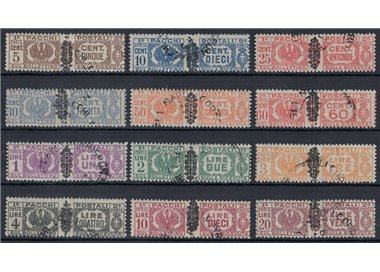 ITALY LIEUTENANCY 1945 Postal Parcels 12v us