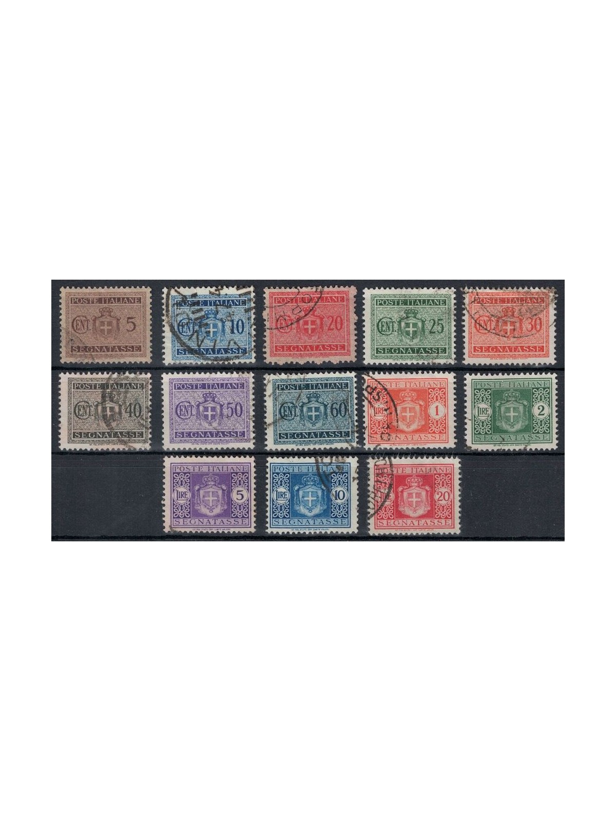 ITALIA LUOGOTENENZA 1945 Segnatasse 13v us