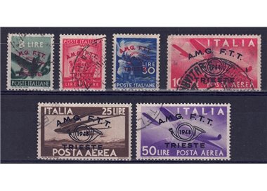 TRIESTE A 1948 Philatelic Conference 6v us