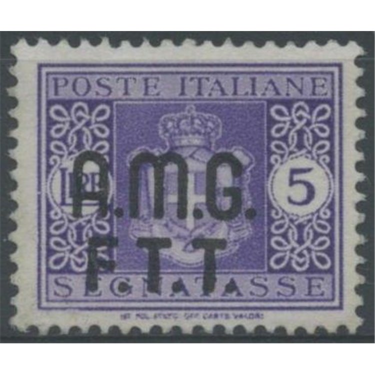 TRIESTE A 1947 Postage Due £5 without watermark MH*