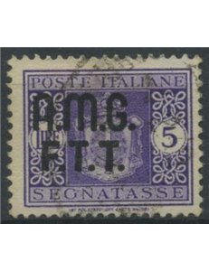 TRIESTE A 1947 Postage due 5£ without watermark us