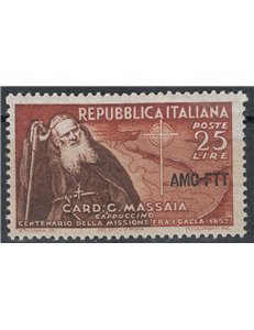TRIESTE A 1952 Cardinal Guglielmo Massaia MNH**