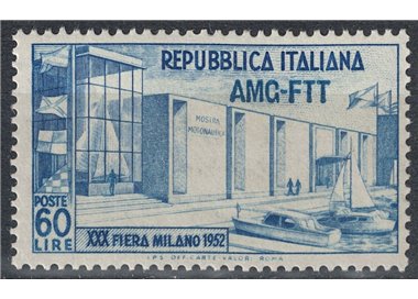 TRIESTE A 1952 Fiera di Milano MNH**