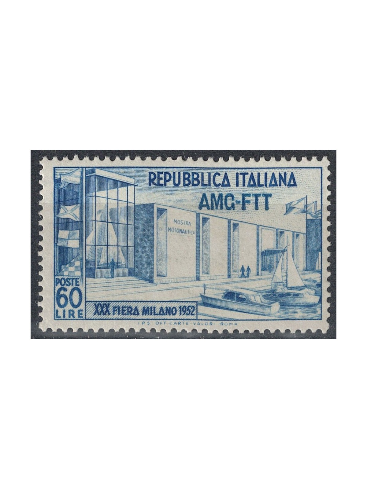 TRIESTE A 1952 Milan Fair MNH**