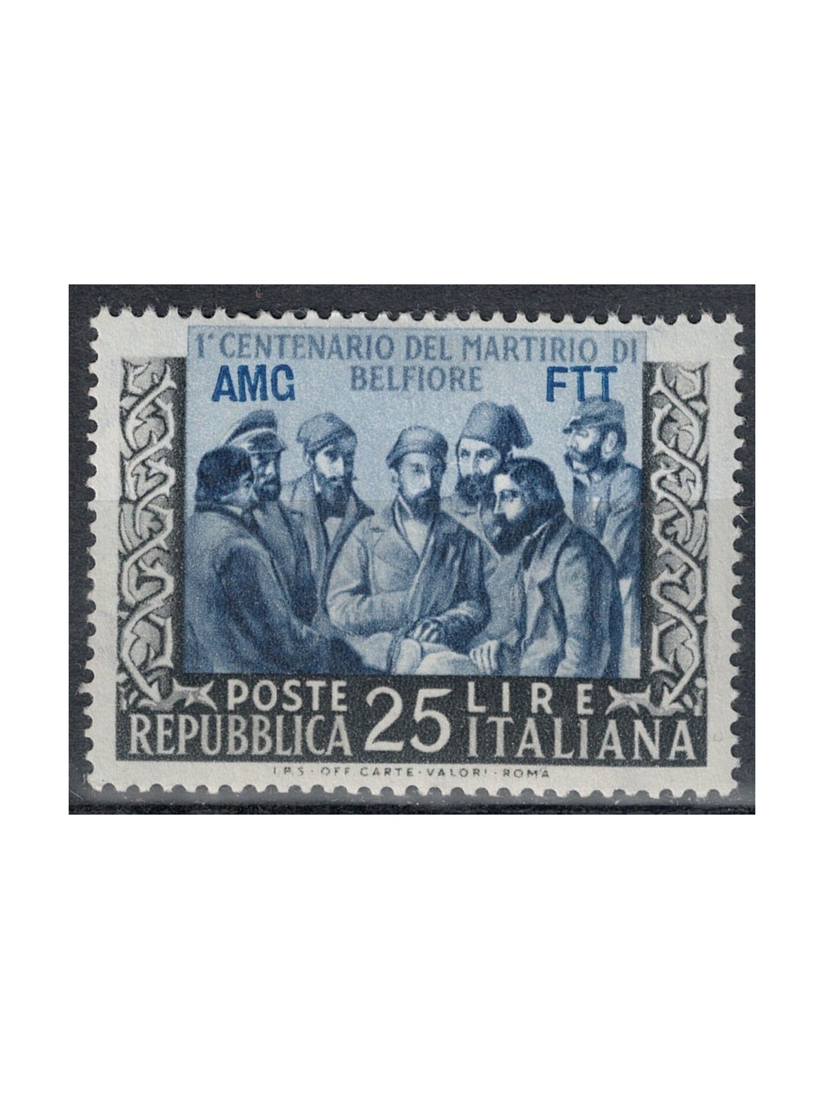 TRIESTE A 1953 Martyrdom of Belfiore MNH**