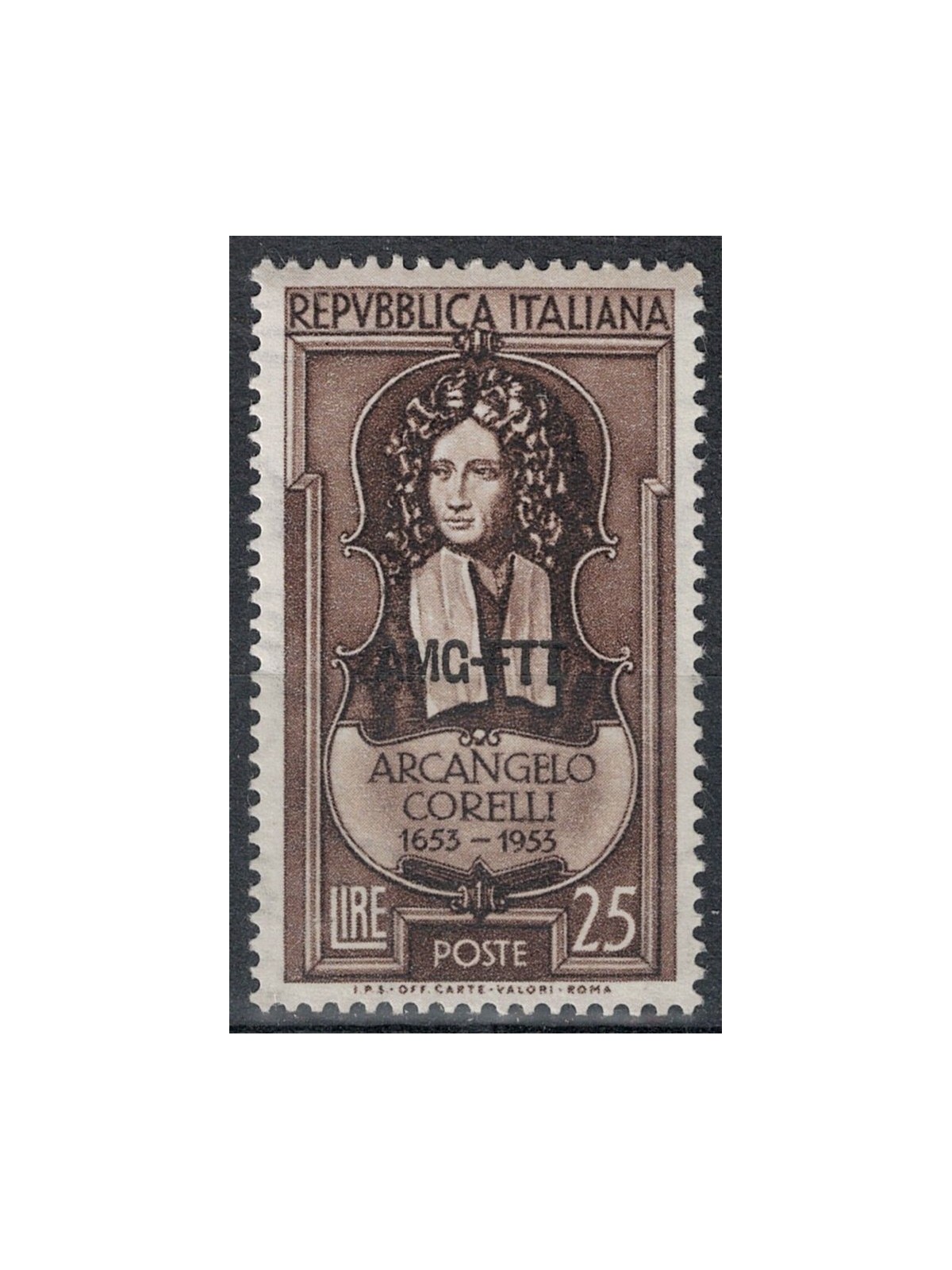 TRIESTE A 1953 Arcangelo Corelli MNH**