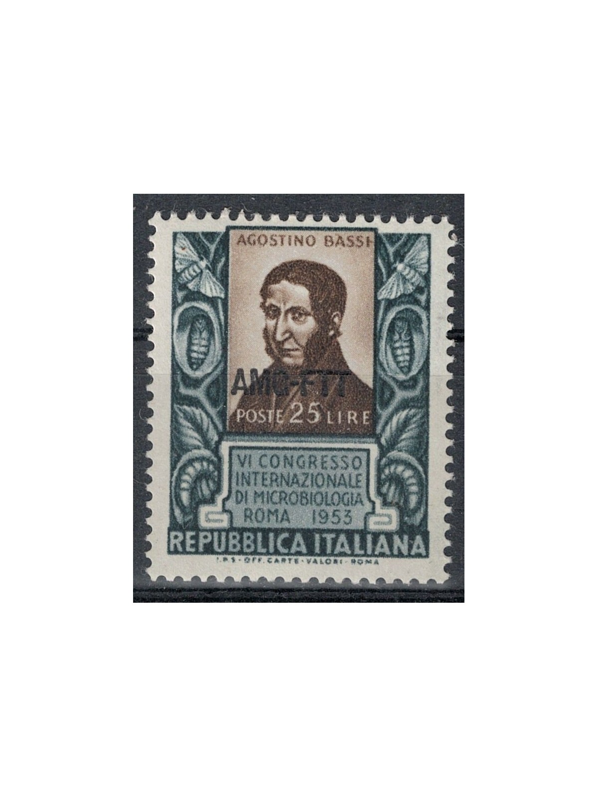 TRIESTE A 1953 Congresso di microbiologia MNH**