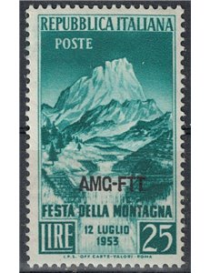 TRIESTE A 1953 Mountain Festival MNH**