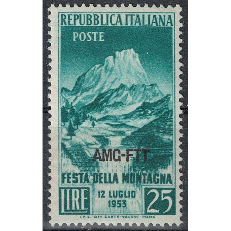 TRIESTE A 1953 Festa della montagna MNH**