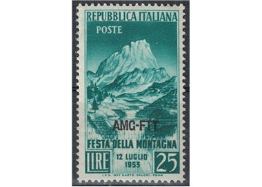 TRIESTE A 1953 Festa della montagna MNH**