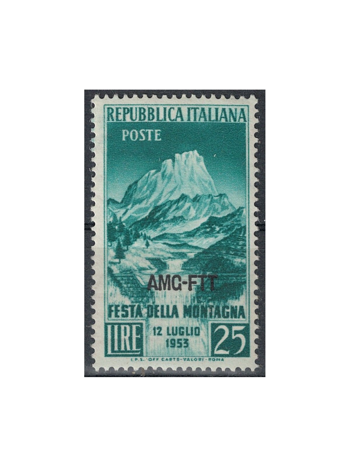 TRIESTE A 1953 Mountain Festival MNH**
