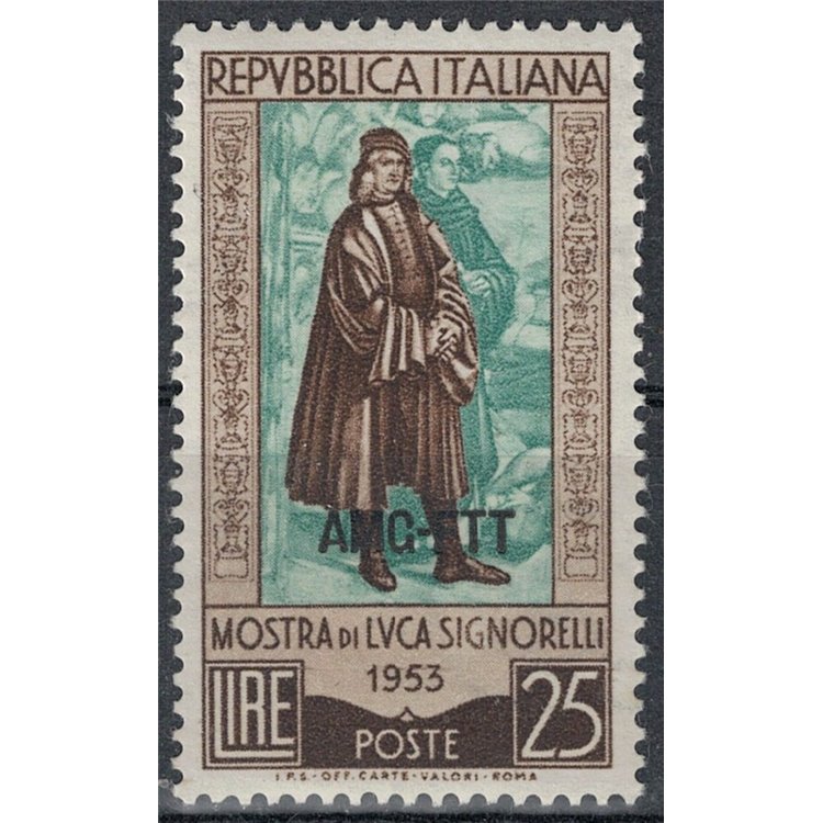 TRIESTE A 1953 Luca Signorelli MNH**