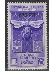 TRIESTE A 1953 Order of Merit for Labour MNH**