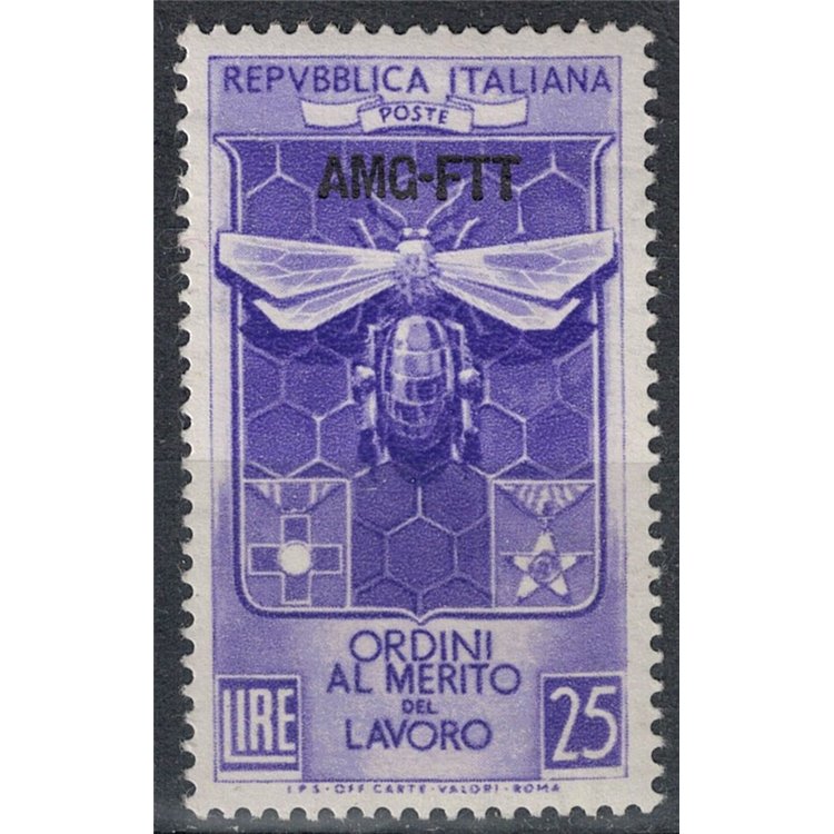 TRIESTE A 1953 Ordine al Merito del lavoro MNH**