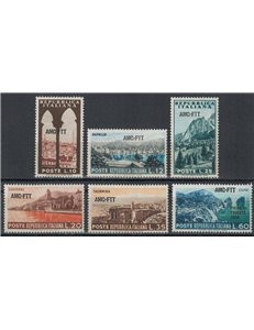 TRIESTE A 1954 Tourist propaganda 6v MNH**