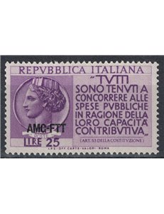 TRIESTE A 1954 Income Tax Return MNH**