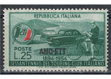 TRIESTE A 1954 Touring Club Italiano MNH**