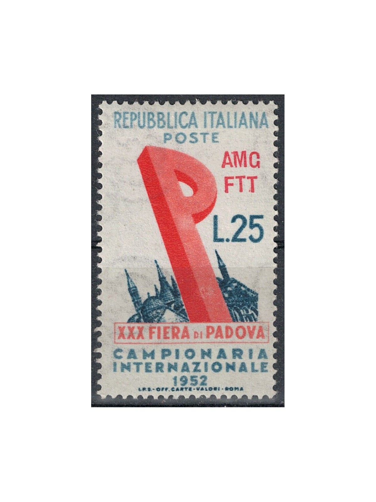 TRIESTE A 1952 Padua Fair MH*