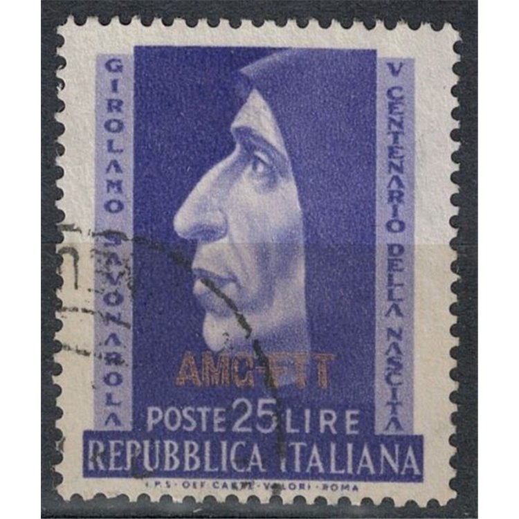 TRIESTE A 1952 Fra Girolamo Savonarola us