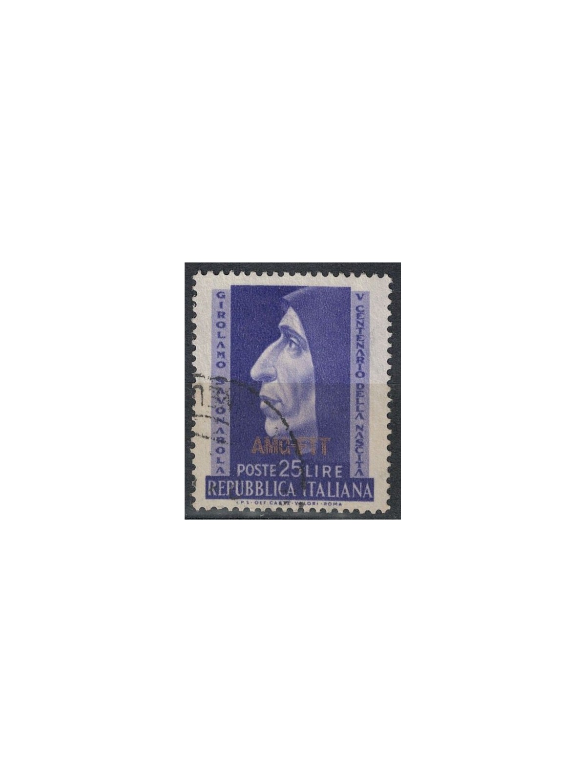 TRIESTE In 1952 Brother Girolamo Savonarola us