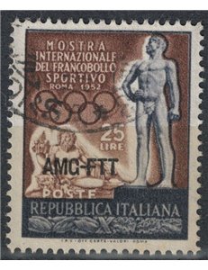 TRIESTE A 1952 US Sports Stamp